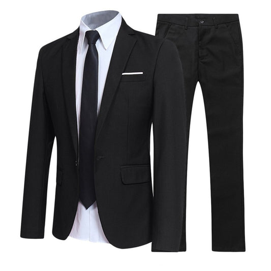 Men Suit Set Lapel Formal Stylish Buttons Pockets Blazer Men Suits Business Casual Jacket Blazer Pants Business Blazer Suit Pant